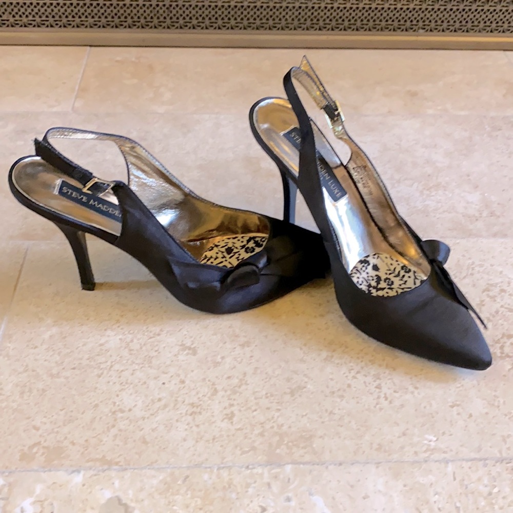 Steve Madden satin slingbacks